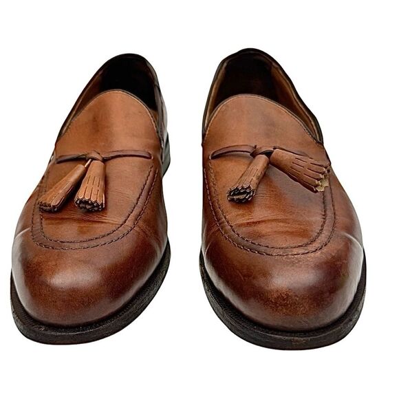 FootJoy Classics Brown Leather Tassel Loafers Made in USA 75499 Men Size 11.5 B - Picture 7 of 9